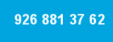 926 881 37 62 926 881 37 62